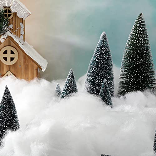 Fluffy Artificial Fake Snow Fiber for Christmas Tree & Mantle - 7 oz (200g)