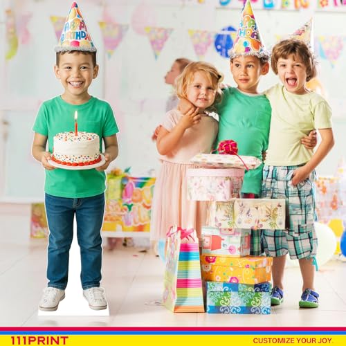 Custom Life-Size Cardboard Cutout, Personalized Photo Standee for Events