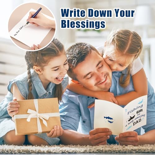 Fishing Gift Set for Dads – 5‑in‑1 Humorous Fishing Gifts, Mason Jar Cup, Socks, Towel & Card