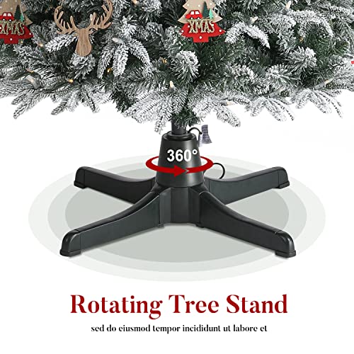 360 Rotating Christmas Tree Stand for Artificial Trees up to 7.5ft & 80lbs