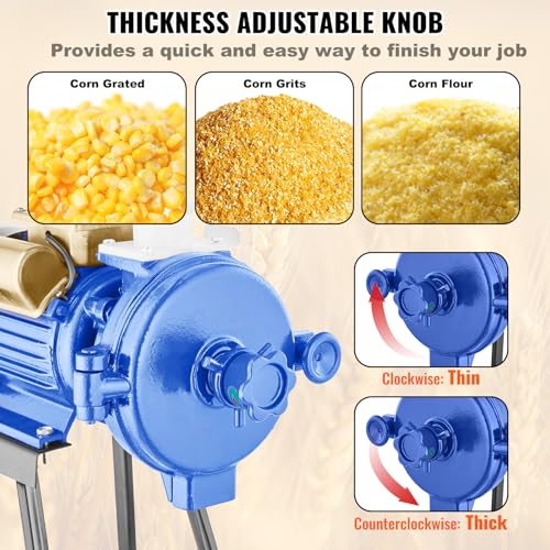 Electric Grain Mill Grinder 3000W Commercial Corn Spice Cereal Mill
