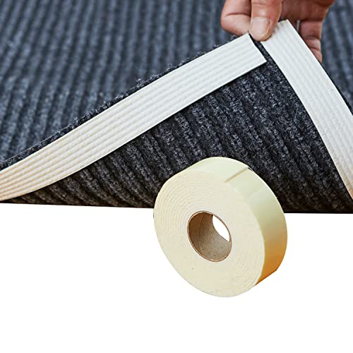 Non-Slip Rug Gripper Tape - 9.8ft Washable Anti-Curling Floor Pad