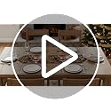 Tache Festive Winter Christmas Table Runner 13 x 72 - Mr. Santa Decor