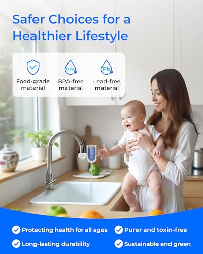 Faucet Water Filter Replacement Cartridges, NSF 42 Certified, 6-Pack