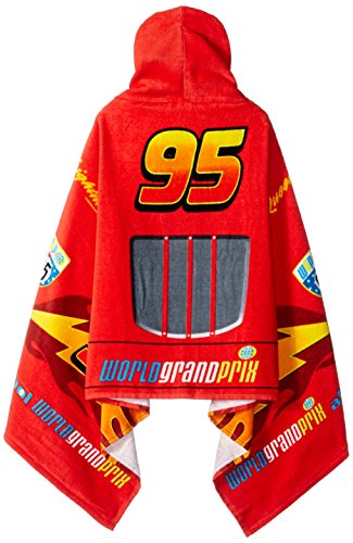 Jay Franco Kids Disney Pixar Cars Hooded Towel - 22" x 51" Cotton Wrap