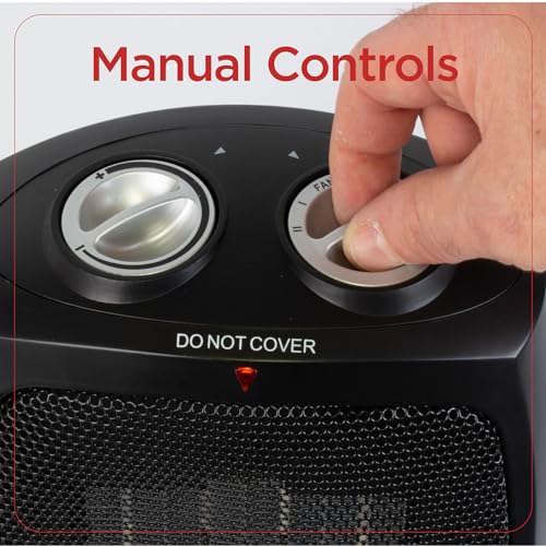 BLACK+DECKER Personal Ceramic Space Heater 1500W Black