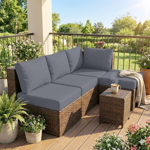 Waterproof Stretch Sofa Cushion Covers - Non-Slip, Soft & Washable, 3 Pack