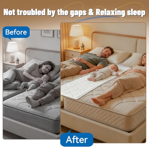 Bed Bridge Twin XL to King Mattress Gap Filler for Adjustable Split Beds