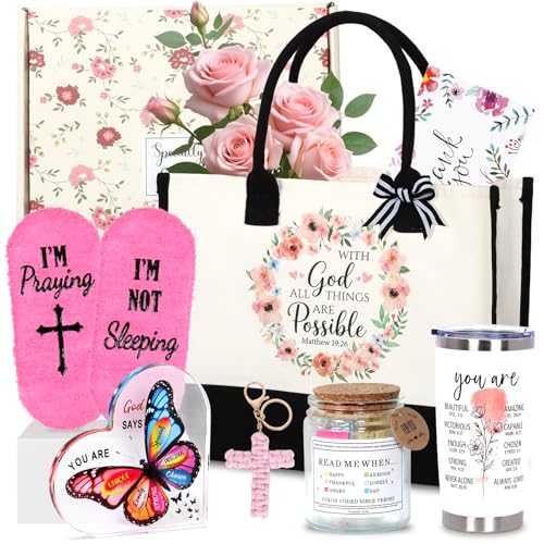 ZYUQFAN Christian Gift Set for Women - Inspirational Religious Gifts for Birthday & Faith