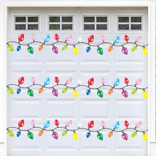 CHNBF 60Pcs Christmas Car Reflective Bulb Magnets & Wires - Holiday Decorations (Variation: Christmas)