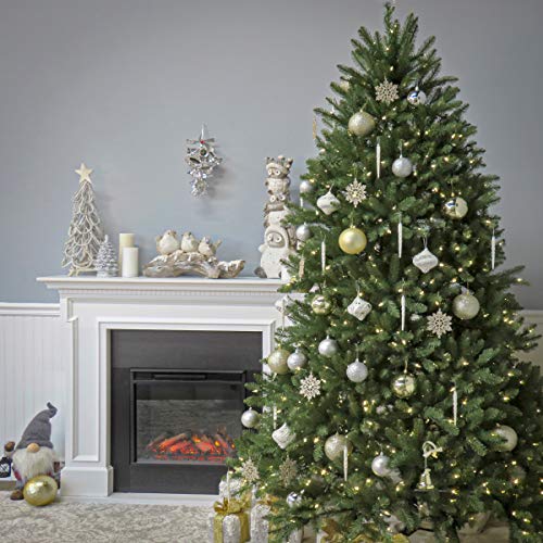 6ft Pre-Lit Dunhill Fir Artificial Christmas Tree with 600 Clear Lights