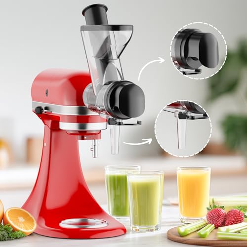 Juicer Attachment for Stand Mixers - Cold Press Fruit & Vegetable Extractor