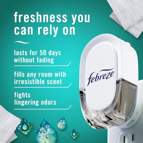 Plug-In Scented Oil Air Freshener Refills, Odor Fighting, Fresh Scent, 3 Pack