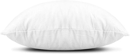 EDOW Throw Pillow Inserts - Set of 4 Lightweight Down Alternative Cushions | Machine Washable, 18x18, White