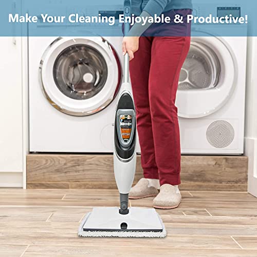Microfiber Steam Mop Replacement Pads for Rectangle Steam Mops, 4 Pack