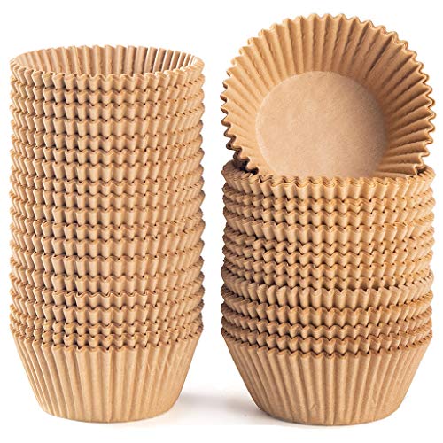Standard Paper Cupcake Liners - 500 Count Greaseproof Muffin Baking Cups