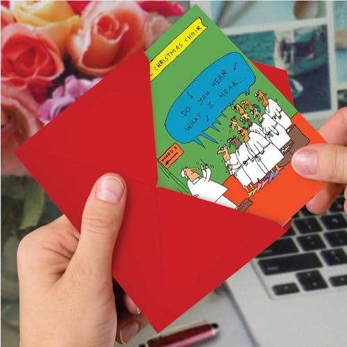 NobleWorks Insane Choir Christmas Cards Box of 12