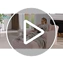 Oversized Corduroy Chaise Lounge Chair, 65-inch Deep Seat Indoor Sofa