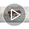 31.5-inch Square Dining Table, Industrial Rustic Wood Kitchen Table for Two