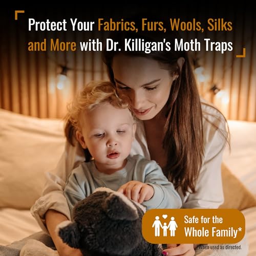 Clothing Moth Traps with Pheromones - Black 6-Pack