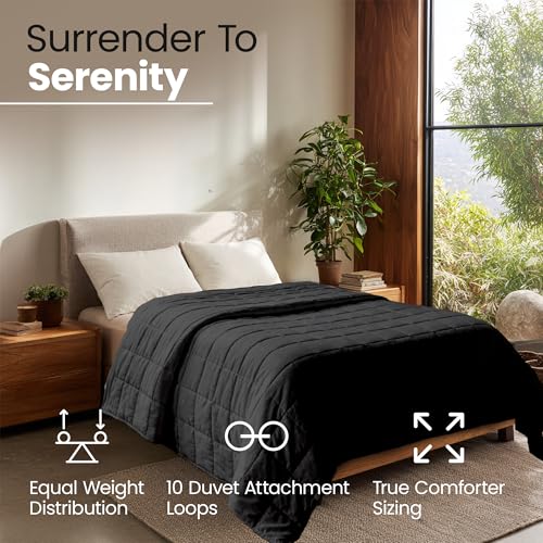 50 lb King Size Weighted Blanket - Ultra Soft Breathable Heavy Blanket