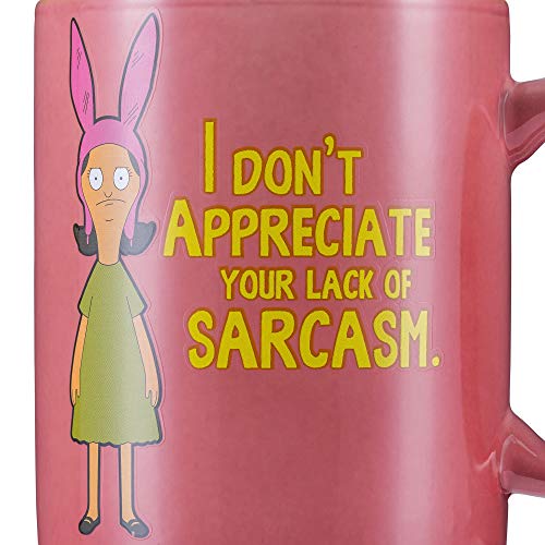 Bob's Burgers Louise Sarcasm Coffee Mug 12oz - Funny TV Show Gift