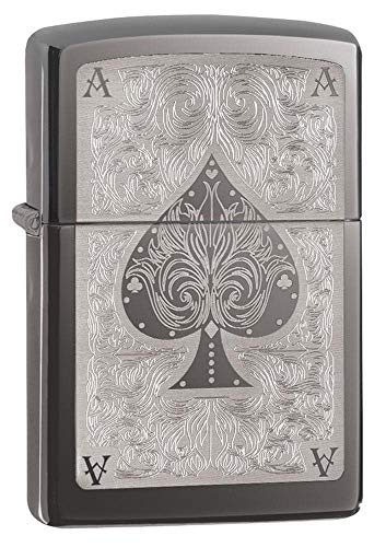 Windproof Ace Lighters - Refillable Metal Design