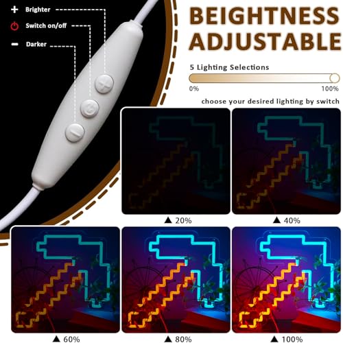 Pick Neon Signs for Wall Decor - LED Neon Lights for Game Room, Man Cave, Birthday & Christmas Gifts, Variation: Pick