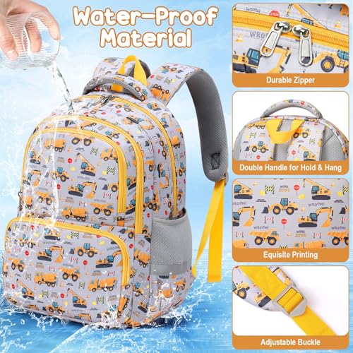 3-Piece Kids Backpack Set with Insulated Lunch Bag and Pencil Case
