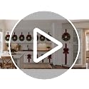 Classic Red 16-Piece Cabinet Decorating Set: 10 Large Bows + 6 Mini Wreaths