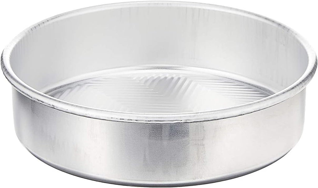 Nordic Ware 9-Inch Round Cake Pan Set - Durable Nonstick Bakeware | 2-Pack, Natural Finish
