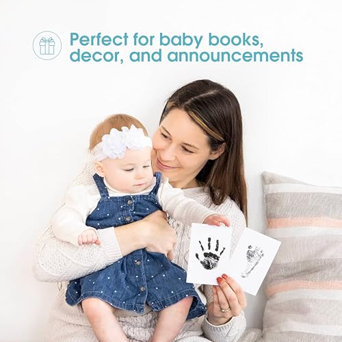 Clean-Touch Inkless Baby Handprint & Footprint Kit - Mess-Free Keepsake
