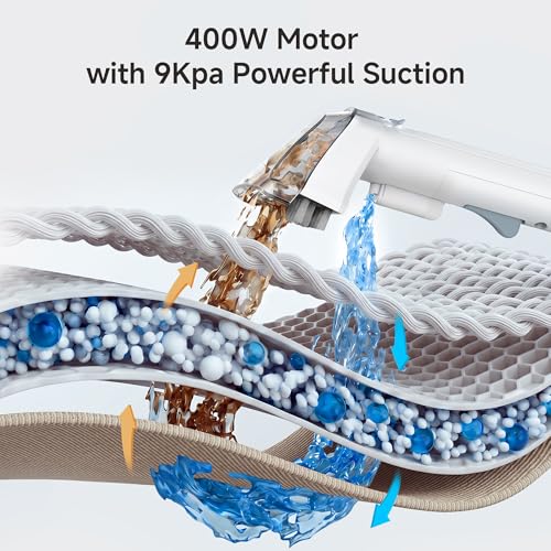 Portable Carpet and Upholstery Spot Cleaner, 400W Deep Cleaning Extractor