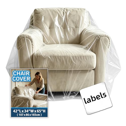 Extra Large Clear Furniture Moving Covers for Sofa & Loveseat
