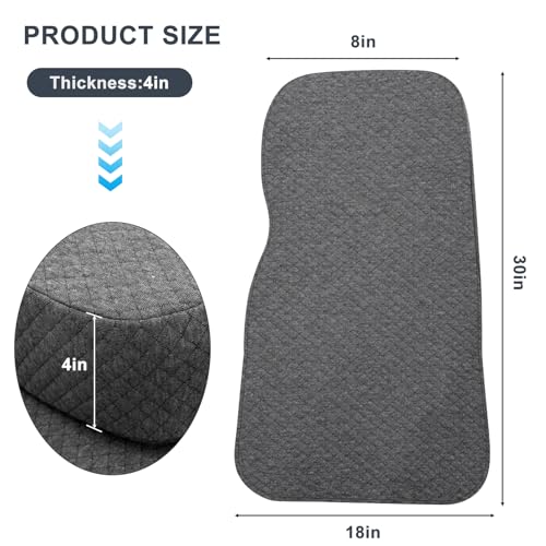 Memory Foam Knee Pillow for Side Sleepers – 4" Height Leg Support
