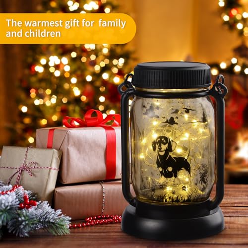 Dachshund Solar Garden Light Outdoor Waterproof Hanging Dog Lantern