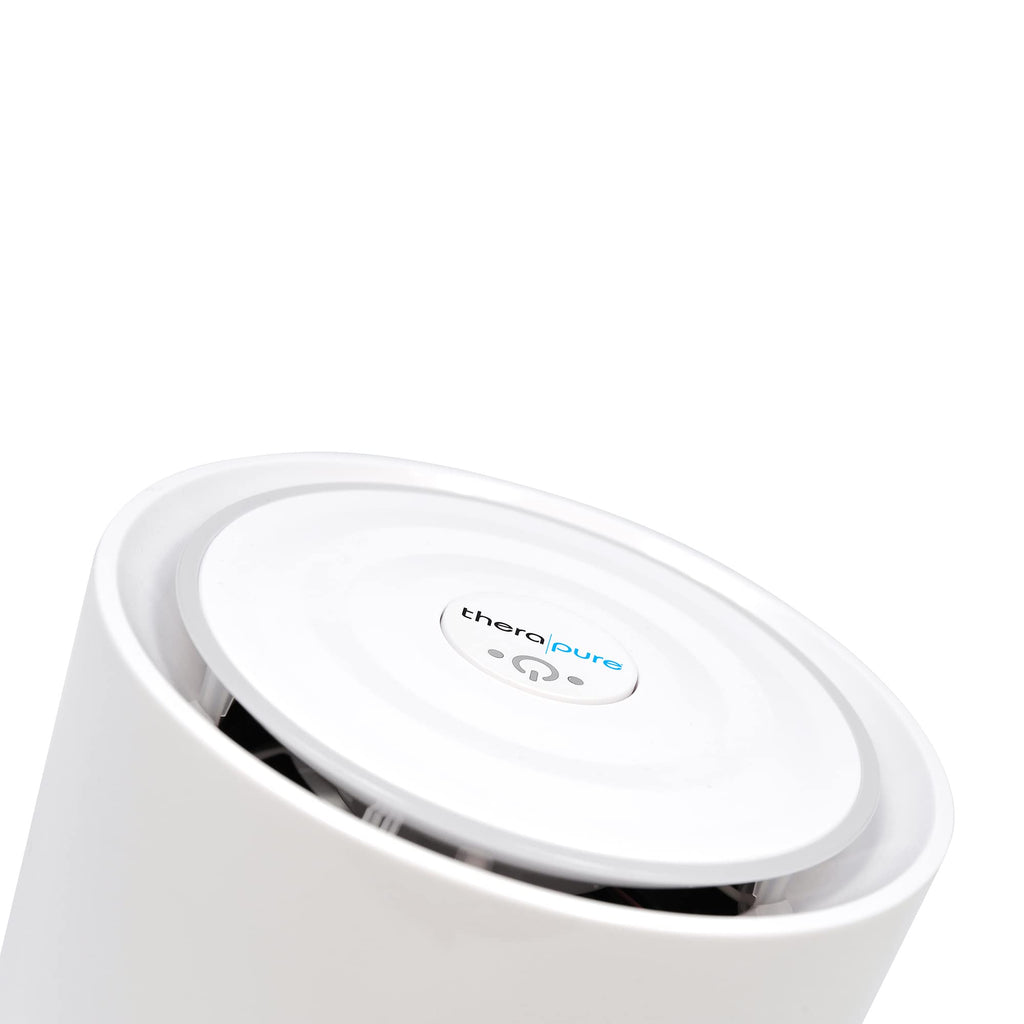 Envion Therapure TPP100 Compact 360 HEPA Type Air Purifier, 2-Speed Grey, 25 Sq Ft Capacity | Removes Odors, Smoke, Mold, Pet Dander, Bacteria And More!