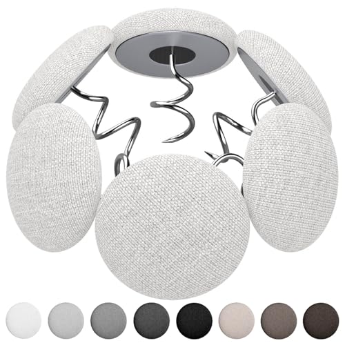 Linen Twist Pins for Bed Skirts & Sofa Covers - 12 Pack Rice White