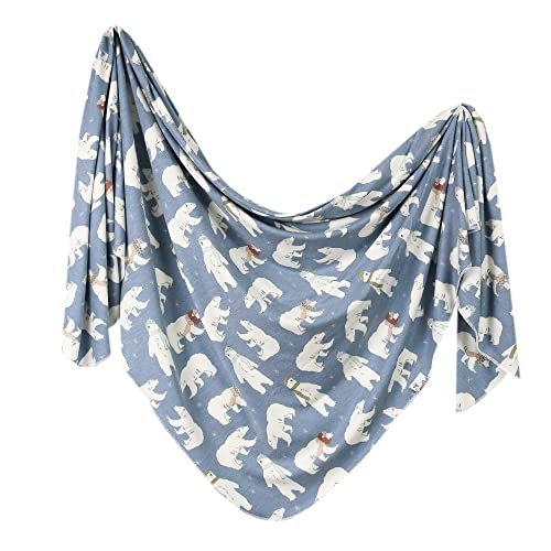 Copper Pearl Large Premium Knit Baby Swaddle Receiving Blanket Polar