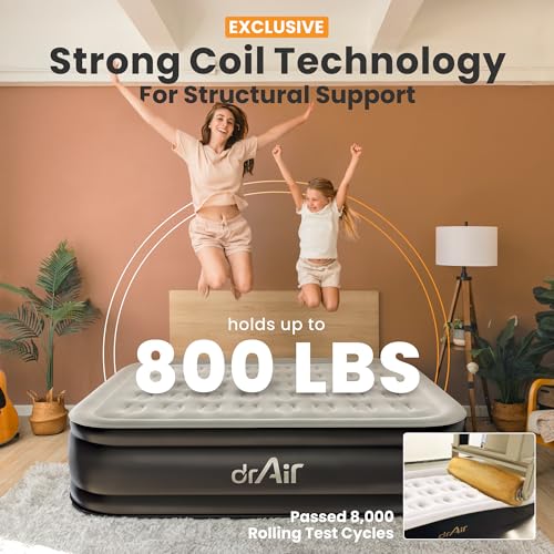 Queen Air Mattress with Built-in Pump - 18" Raised Inflatable Air Bed