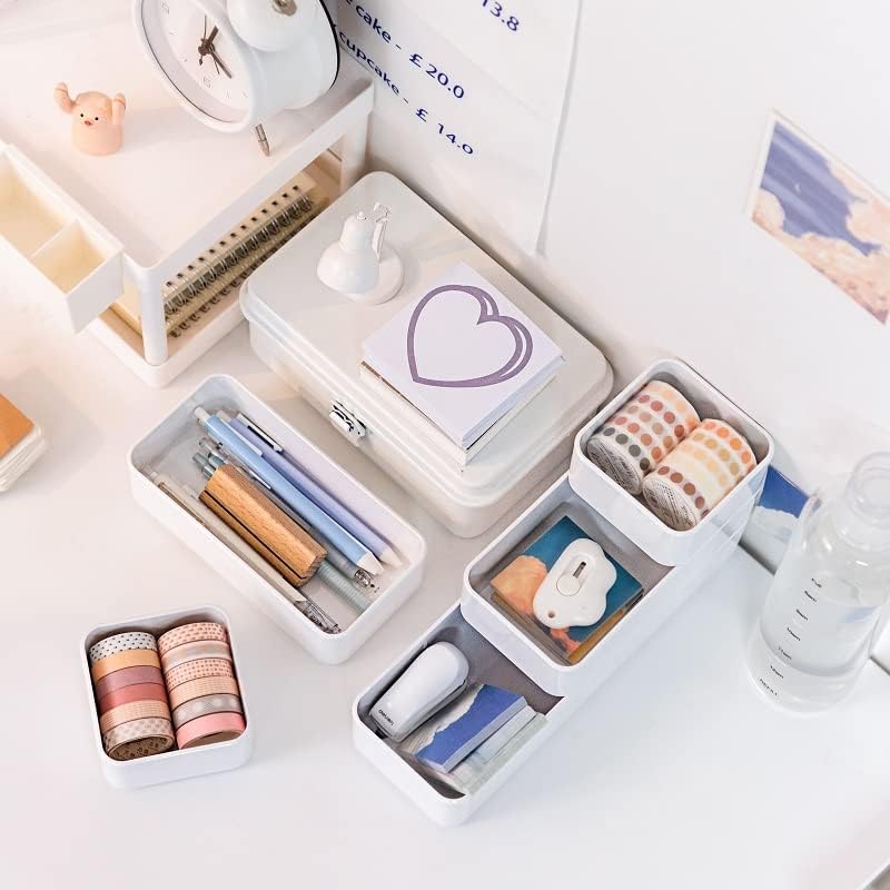 RAUVOLFIA Drawer Organizers Set - 3 Versatile Trays for Bathroom, Vanity, Makeup & Kitchen Storage