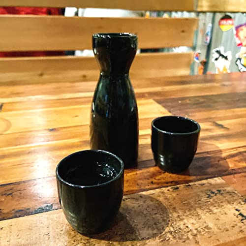 Set of 12 Japanese Porcelain Sake Cups - Small Tea & Sake Cups, Microwave & Dishwasher Safe