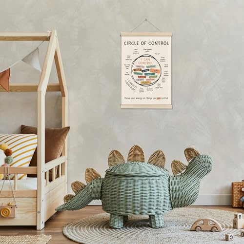 Mental Health Poster with Hanger Frame 12x16 Inspirational Wall Art