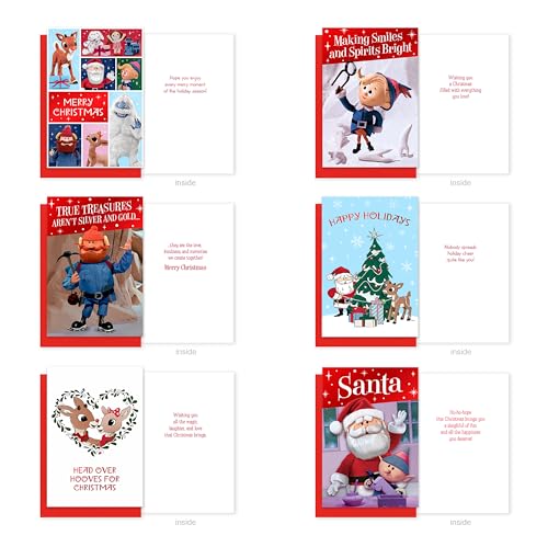 Rudolph the Red-Nosed Reindeer Christmas Cards Set RUDOLPH XMAS MOVIE CB 15CT
