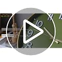 8-Inch Silent Wall Clock, Non-Ticking Modern Round Clock with 3D Numbers