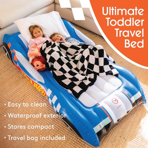 Kids Inflatable Air Mattress - Portable Blow Up Bed for Sleepovers & Travel