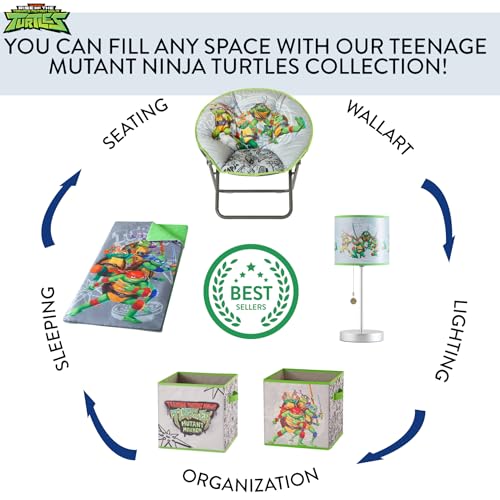Teenage Mutant Ninja Turtles Pop-Up Hamper - Kids Laundry & Toy Storage Organizer