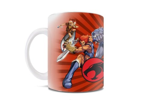 Trend Setters ThunderCats – Classic 80s Cartoon Collectible – Lion-O, Panthro, Cheetara – One 11 oz Ceramic Coffee Mug – Officially Licensed Merchandise – Perfect for Gifting or Collecting WMUG1729