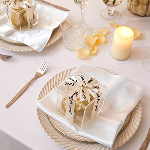 12-Pack Satin Cloth Napkins, 17x17 Inch White Washable Table Napkins
