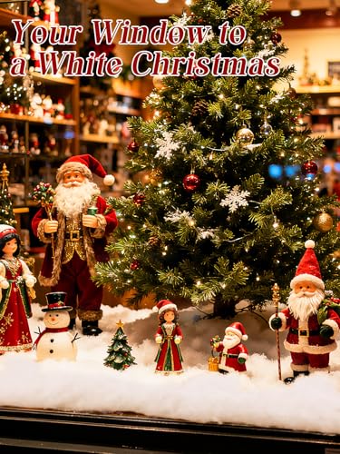 Fluffy Artificial Snow Blanket 3-Pack (3x8 ft) - White Christmas Decor